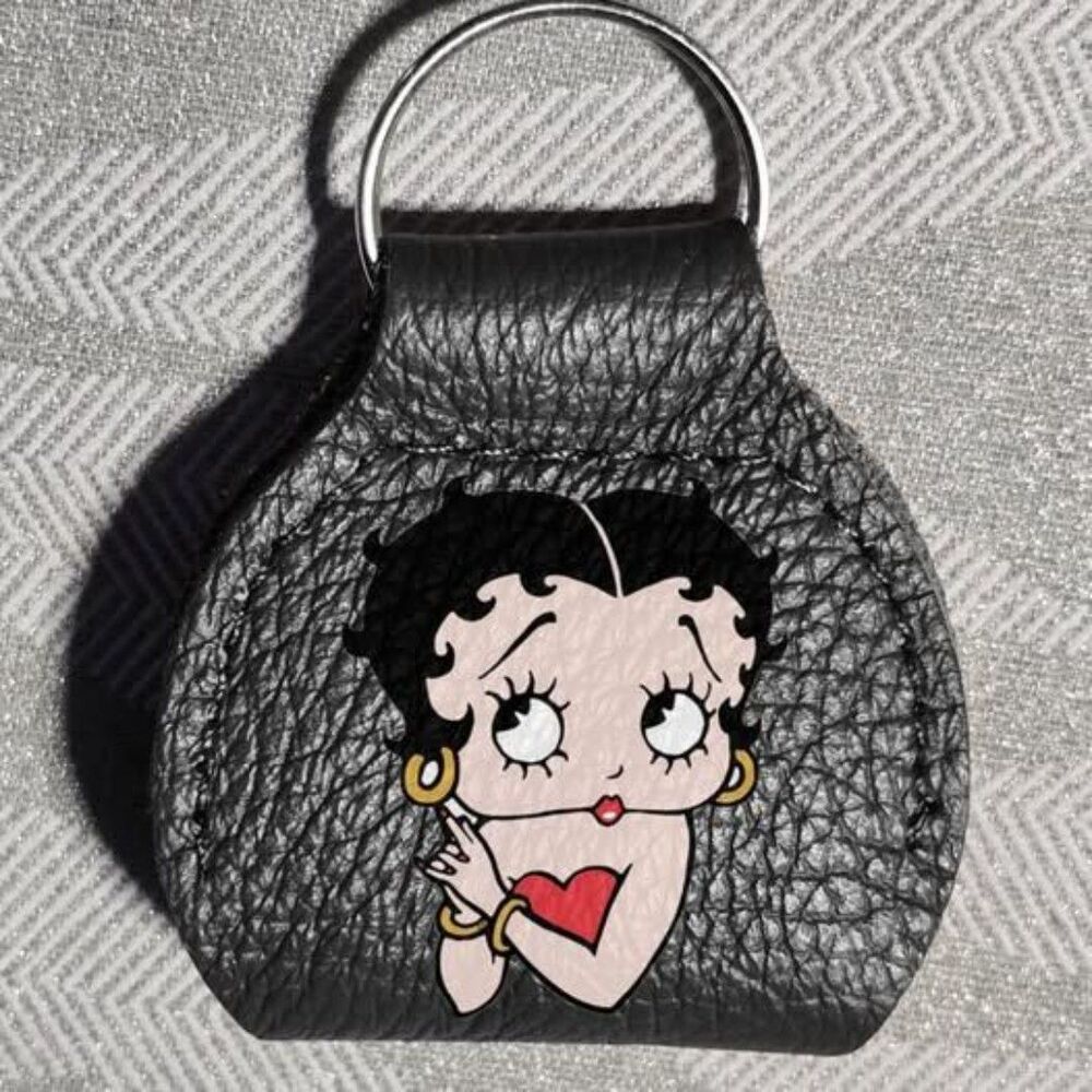 Betty Boop Shopping Card Coin Keychain